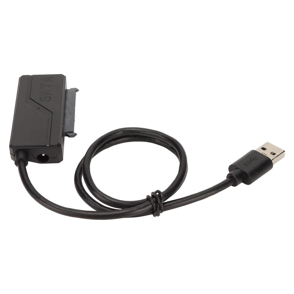 USB 3.0 to SATA Adapter Cable 12V 2A Plug and Play Fast Transfer SATA Hard Drive Converter Cable