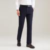 YOUNGOR Men's Business Casual Straight-Leg Cotton Blend Pants VCDP329979FWA