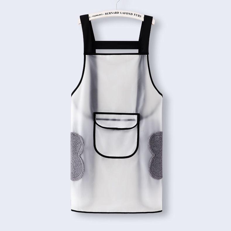 Grembiule da Cucina in TPU Resistente a Olio e Macchie - Impermeabile, Design Lavabile con Panno per Uomo e Donna