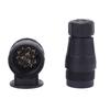 13-Pin Towing Vehicle Coupler for Trailer and Campers Electrical Connections, 12 V European-Style Interface for Lighting and Signal Circuits