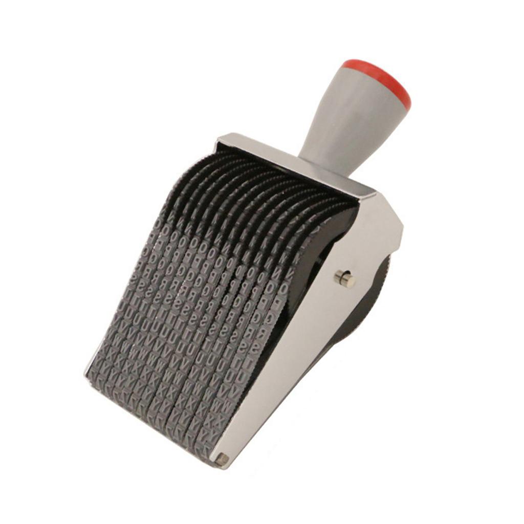 Gummi Buchstabenstempel Gummi Zahlenstempel Büro Geschäftsstempel Drehbarer Zahlenstempel für Scrapbooking Verpackung Basteln