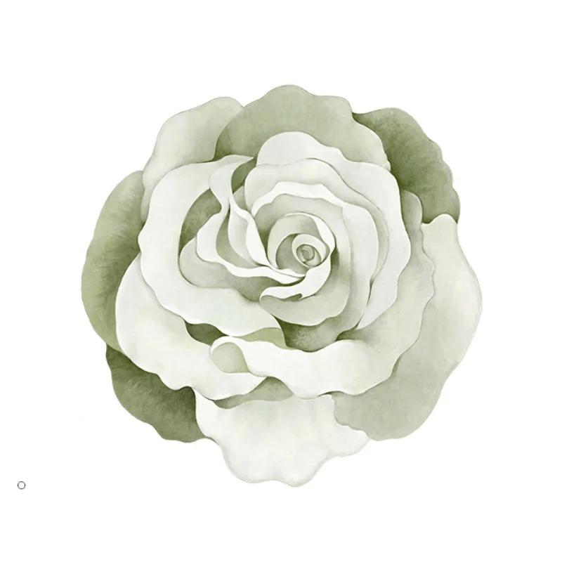 French Style Living Room Decoration Flower Carpet Irregular Shape Rugs for Bedroom Vintage Art Lounge Rug Home Thicken Floor Mat