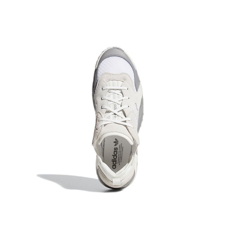 Adidas Originals Streetball Low Leather Comfortable Sports Shock Absorption Non-Slip Low-Top Lifestyle Casual Shoes Men Sneaker White Gray FX7671