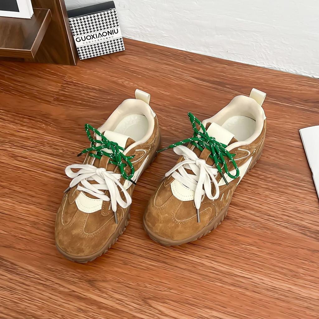 Grape Mother Winter New Platform Dad Shoes Women Wear Retro Sports Shoes Women Internet Celebrities Versatile Color Matching Forrest Gump Shoes