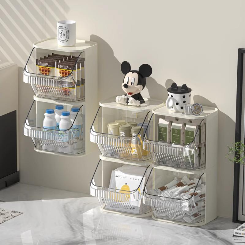 Wandmontierter Tee- und Kaffee-Organizer für Büro oder Speisekammer