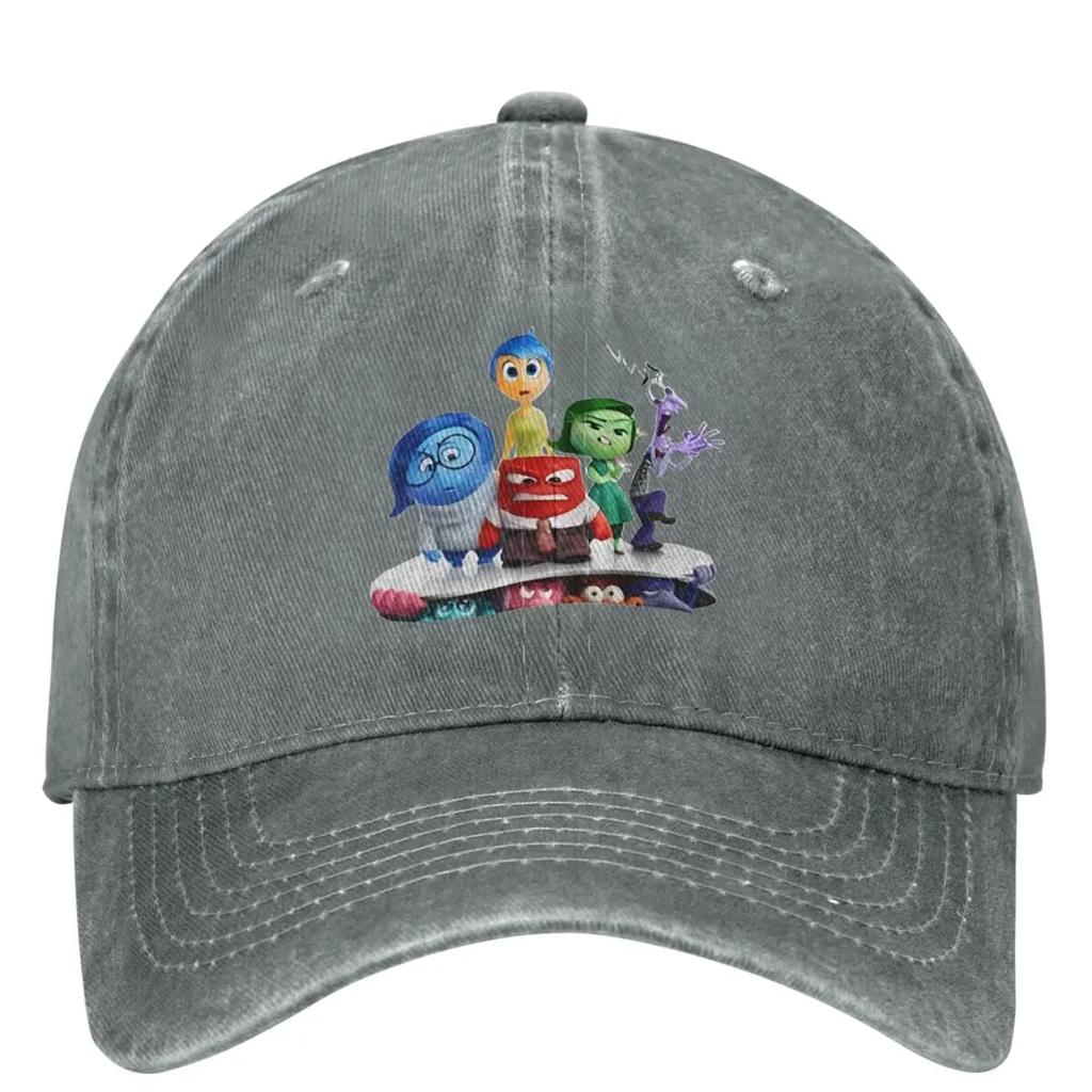 Anxiety Inside Out Baseball Cap Outdoor Sports y2k Funny Hip Hop Hats Men Adult Casual Sunscreen Baseball Caps