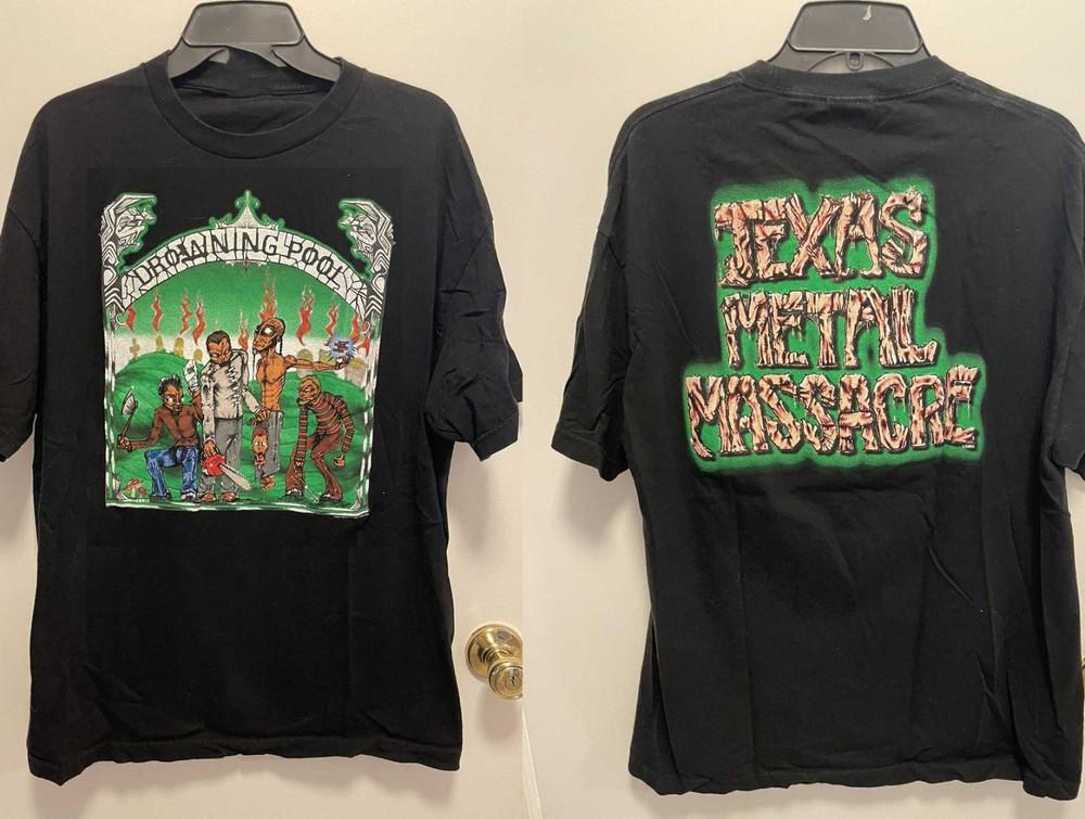 Футболка с концерта группы Drowning Pool S-5XL NE353 Унисекс XL