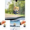 Car Decor Acrylic Cute Cat Interior Mirror Hanging Ornament For Kid Interior