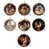 Elegant Acrylic Nativity Ornament Handmade Birth Hanging Ornament Accessory Enhancing Christmas Atmosphere