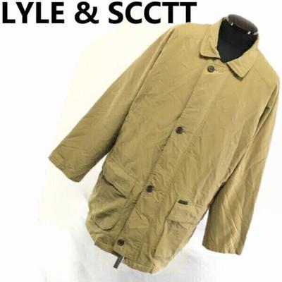 LYLE & SCOTT Coat with Liner S Men Beige Golf(USED)