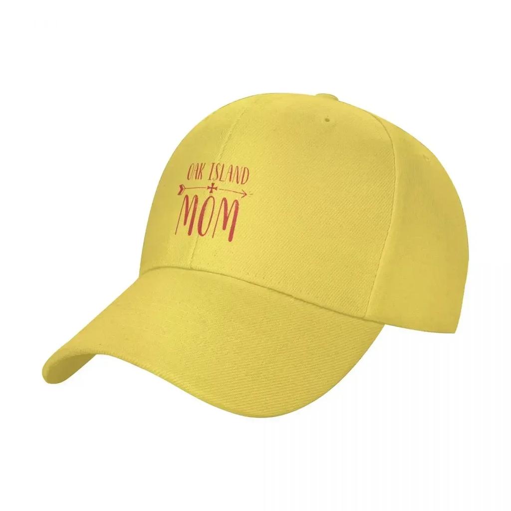 Oak Island Mom Funny Women Gift Baseball Cap Custom Cap Hat Man For The Sun Unisex Caps Women's