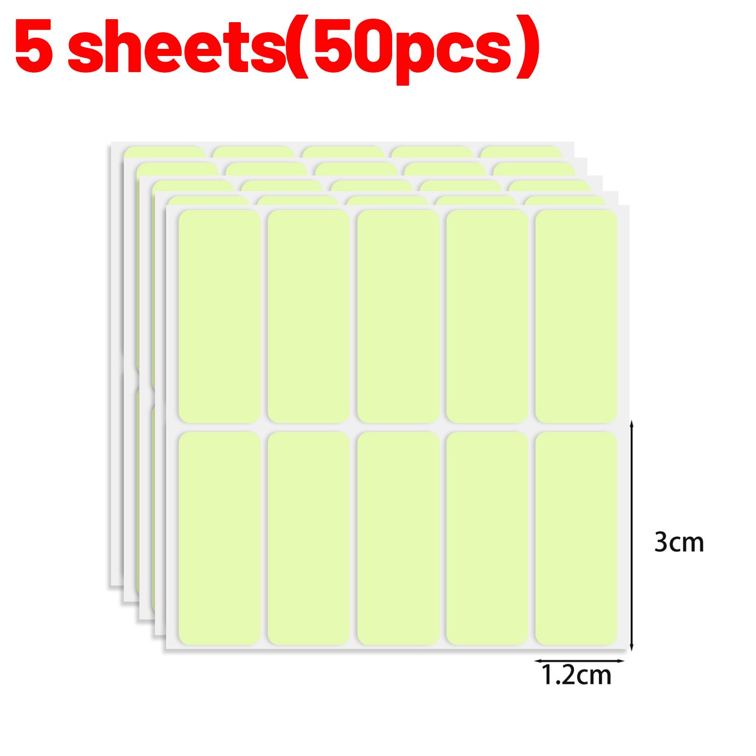 Blank Luminous Switch Stickers Self-adhesive Night Glowing Switch Sticker Bedroom Wall Decal Labels Home Decoration Stickers