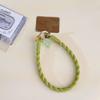 Fashion Colorful Silicone Phone Chain Wrist Bracelet Lanyard with Cute Bear Charm Handmade Jewelry Style Loss Mobile Phone Strap