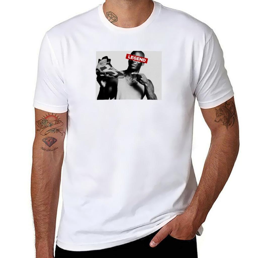 Legend - J6 Carmines T-shirt t-shirts för man bomull mjuk man grafisk t-shirt t-shirt man enfärgad T-shirt