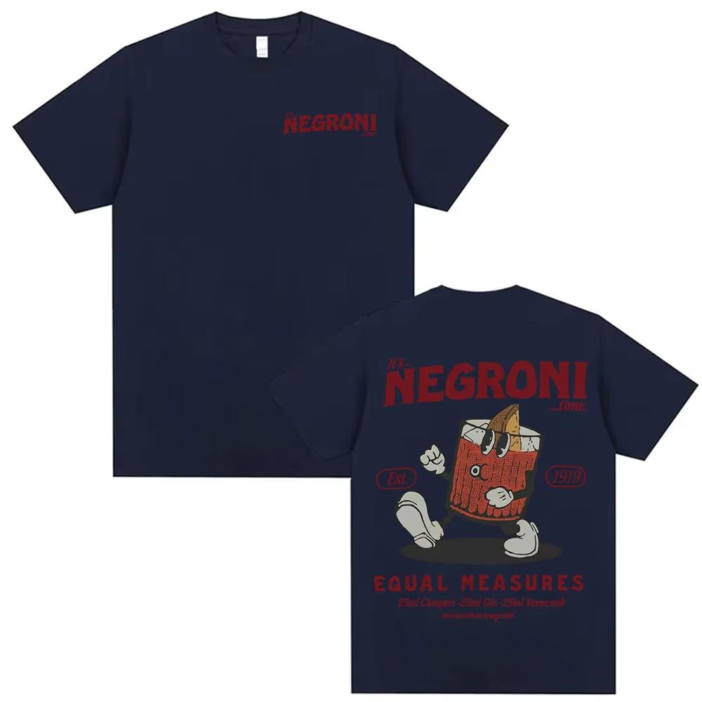 

2025 Negroni Lovers Funny Gifts Meme T Shirt Unisex Trendy Aesthetic Comfort T-shirts Men Clothing Cotton Oversized T-shirt Tops 4XL