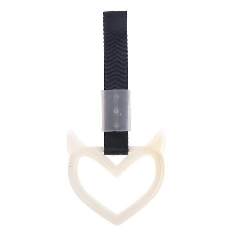 Auto Accessories Glow Ring Devil Heart Train Bus Handle Strap Drift Charm Drift Warning Ring for Car