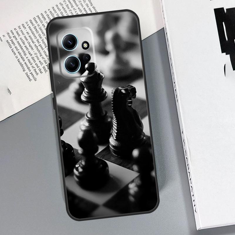 Chess Board Dark Horse Case For Xiaomi Redmi Note 12 11 10 8 9 Pro Note 12S 11S 10S 9S Redmi 12 9C 10C 12C Coque