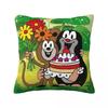 Pillow Cover Classic Cartoon Little Mole Print Printed Cushion Cover Kawaii Pillow Case For Wedding Party Home Decor Pillowcases