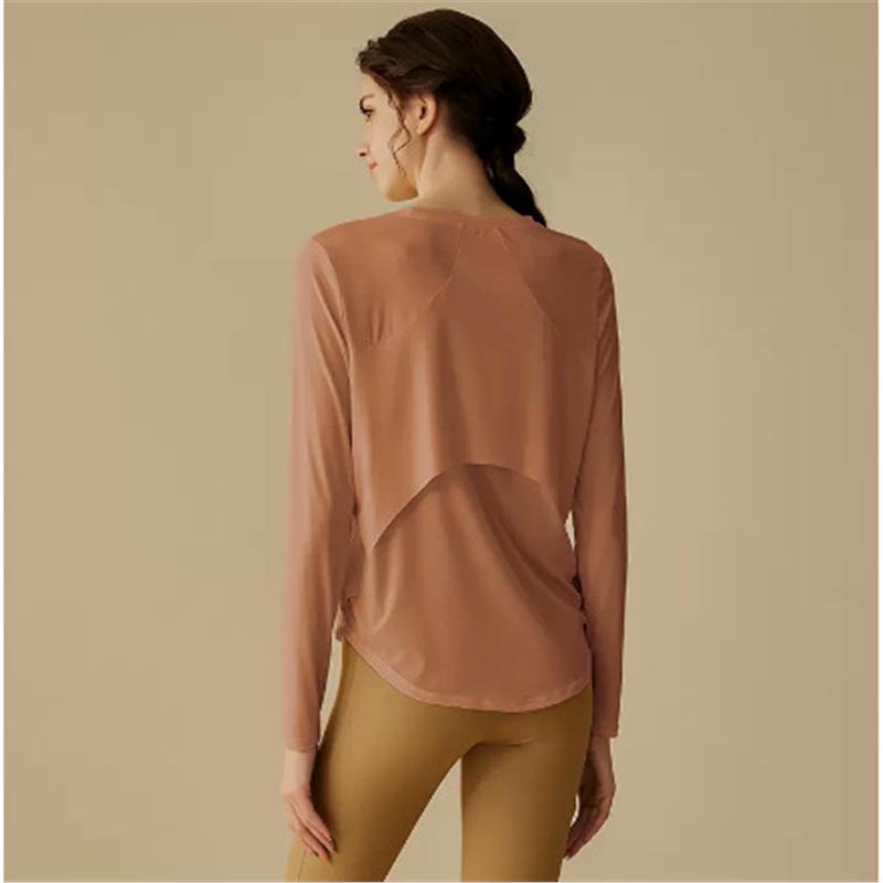 

Breathable Women s Long-Sleeve Quick-Dry Yoga & Running Top XXL (recommended 140-155 lbs)