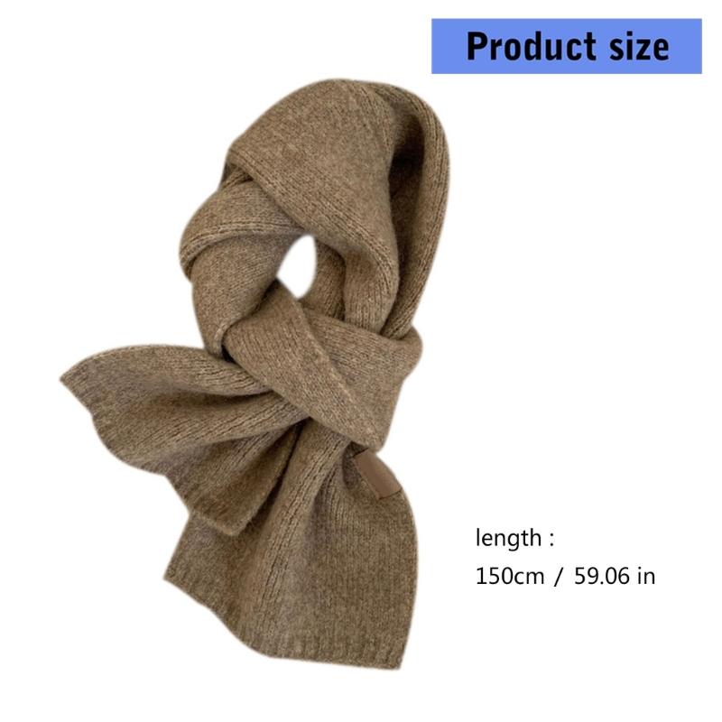 Korean Scarf Lightweight Warm Winter Wear Neck Wrap For Women Men