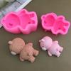 High Temperatures Resistant Silicone Chocolate Mould Bear Shaped Mousse Cake Molds Dessert Baking Accessories