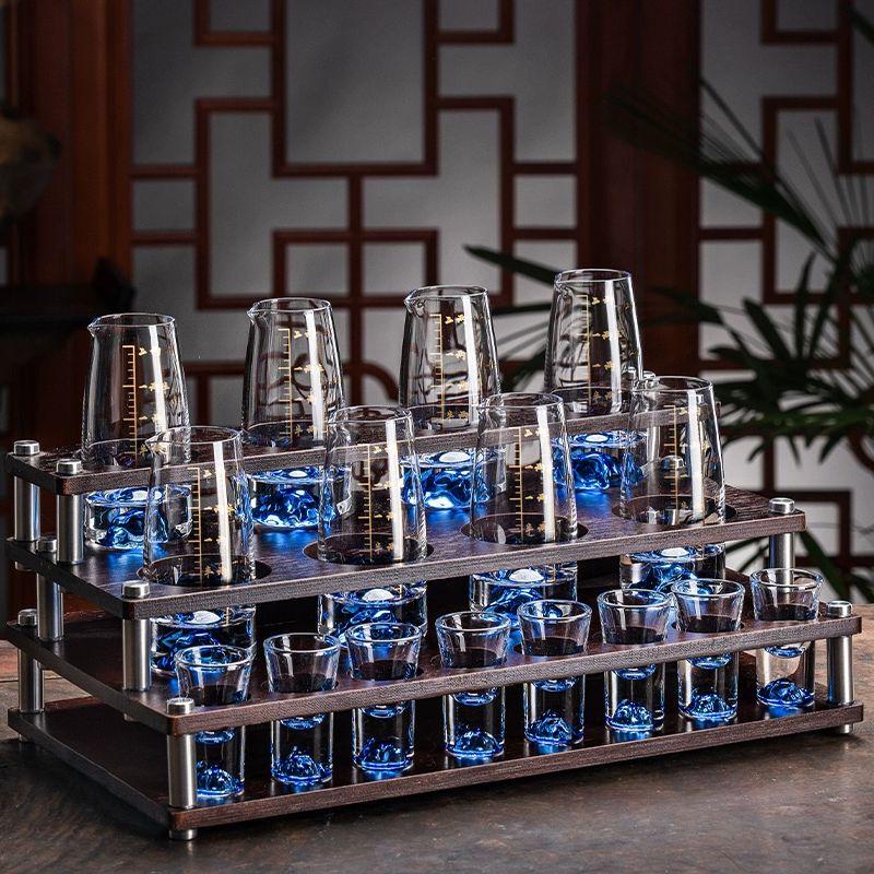 Crystal Glass Baijiu Decanter & Cup Set
