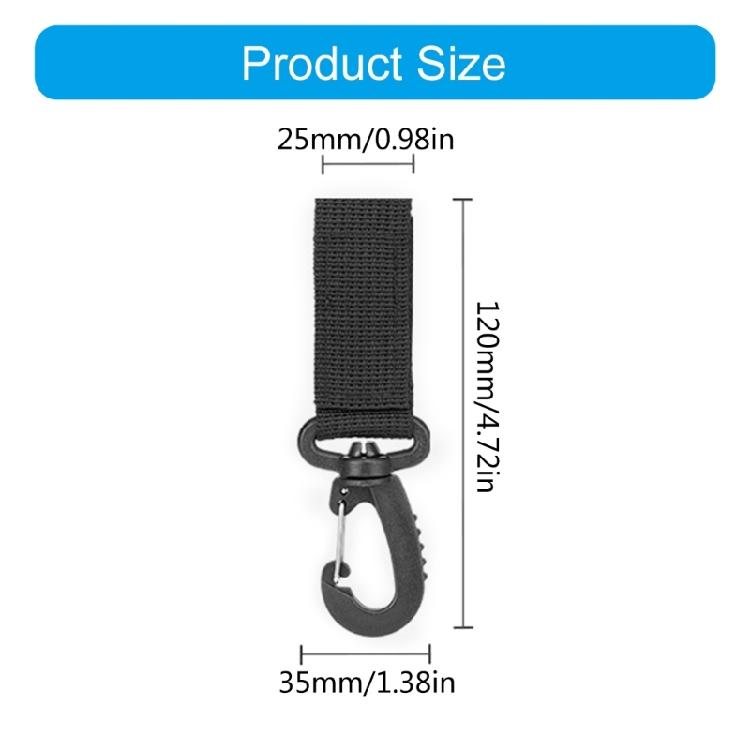 4Pcs Tactically Hanging Buckles Fastener Hook Carabiner Keychains Buckles Clip Nylon Webbing Belt Carabiner Easy to Use