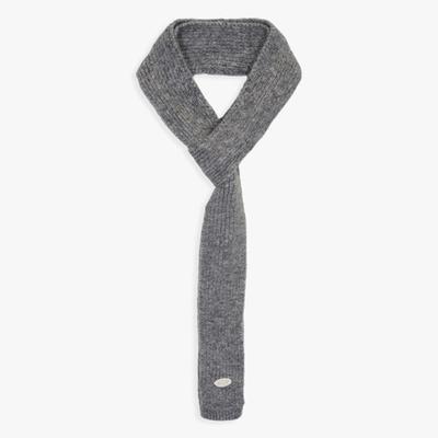 PINK PINEAPPLE TAFFY KNIT MUFFLER_GREY