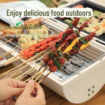 Portable Outdoor Smokeless Charcoal Grill for Camping and Home