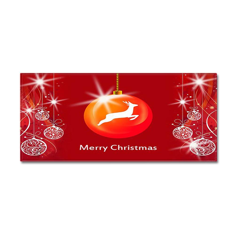 Christmas Kitchen Sand Carpet Doormat Long Floor Mat