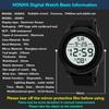  Mens LED Digital Display Watch Date Sport Women Outdoor Electronic Watch