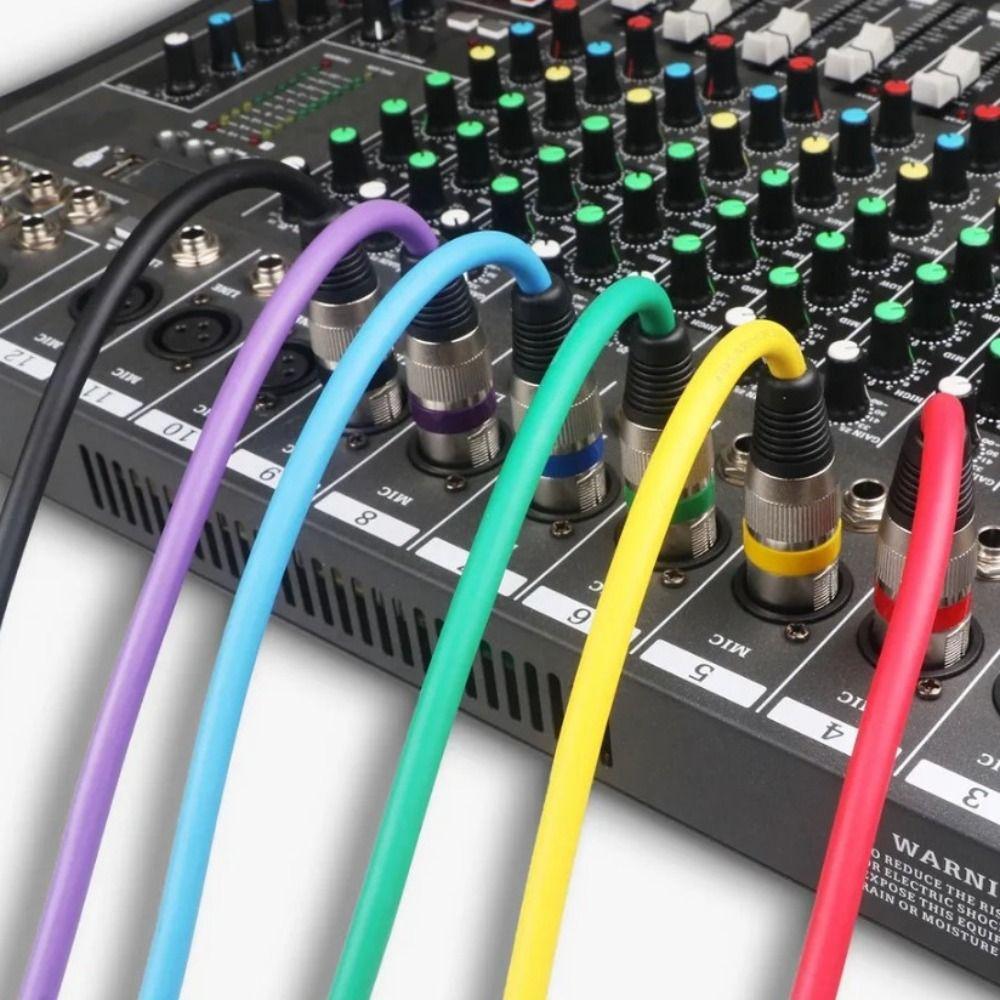 Cabo de Sinal de Áudio XLR Macho para Fêmea para Microfone de Mixer Cabo Balanceado