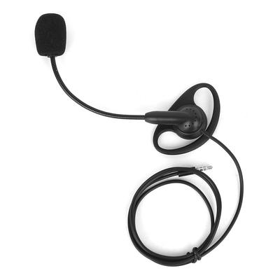 3,5 mm ausies kabliukas dvipusio radijo ausinė Bluetooth laidinė interkomo laisvų rankų įranga V6 V4 motociklui