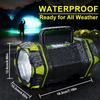 LED Camping Lantern Flashlight Spotlight Rechargeable Portable Super Bright Outdoor Emergency Light Searchlight Lamp Waterproof for Hiking Fishing