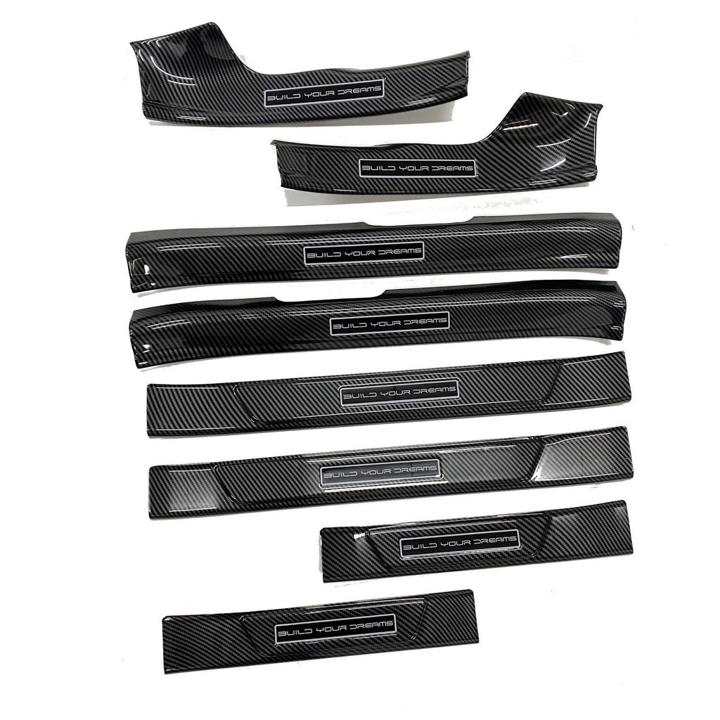 BYD Han Carbon Fiber Door Sill & Bumper Guard Strips for Interior/Exterior Protection