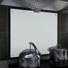 Day and Night - Day and Night Kitchen Splash Protection White Tempered Glass 70x60 Cm