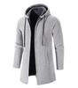 Sweatwear Men's Hoodies Long Sleeve Sweatshirts for Men Zipper Hooded Mens Oversize Winter Top Jacket Coat Black Sweater