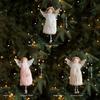 Cute Plush Angel Pendant Handmade Craft Christmas Tree Ornament  Xmas Gift