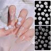 30Pcs/Bag of Camellia Manicure Jewelry Resin Drill Nail Decoration Symphony Three-Dimensional Flower Accessories