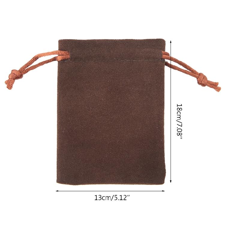 Tarots Drawstring Bags Velvet Dice Bag Jewelry Bag Flannel Gift Bag 13x18cm
