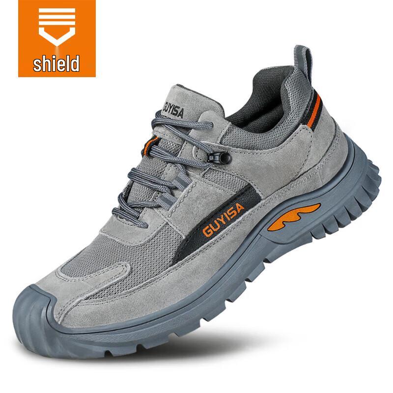Weierdun Men s Steel Toe Safety Work Shoes Model 0255 43