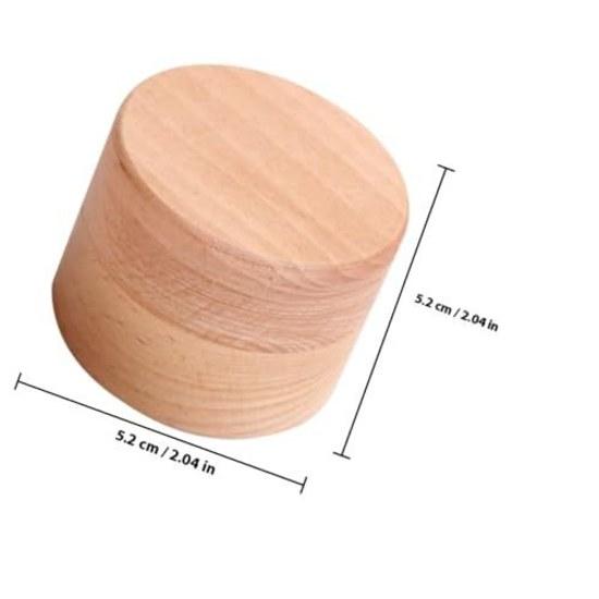 No brand product wooden ring box lid included compact design lightweight portable storing wedding rings case jewelry organizer compatible decorations