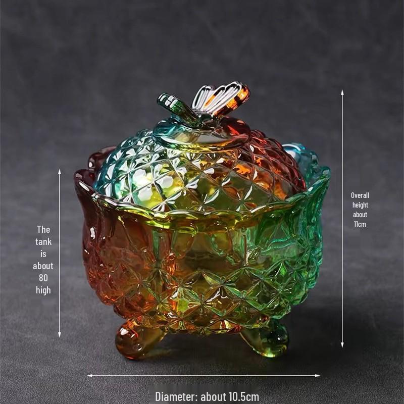 White Crystal Purification Bowl: Demagnetization Stone, Amulet Salt Container, Gem Glass.