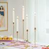 Nordic Light Luxury Aromatherapy Candle with Golden Candlestick - Perfect for Romantic Dinners and Elegant Table Decor