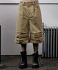 THEVINYLHOUSE Three-Quarter Dart Pants Beige