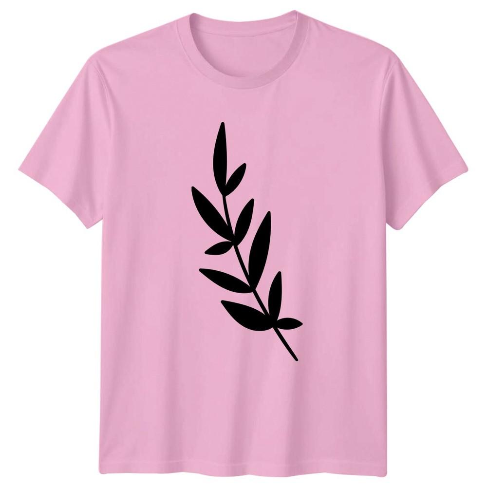 Simple Elegant Botanical Leaf Design TShirt Minimalist Plant Botanical Nature