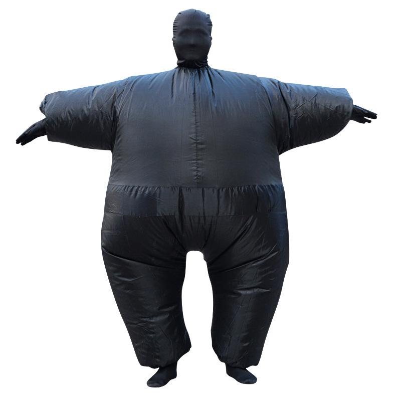 The Same Masked Ninja Spoof Big Fat Performance Cartoon Halloween Party Party White Silicon Inflatable Costume