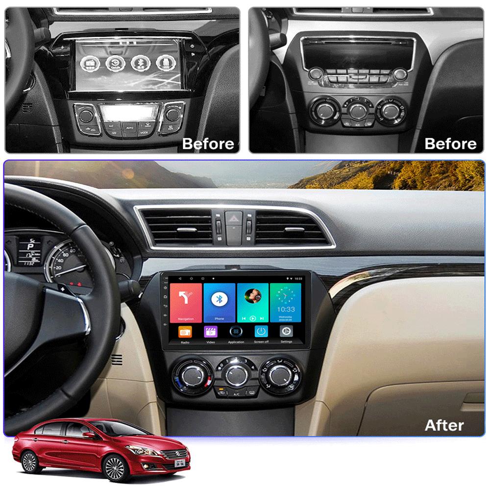 9 Inch Android Car Radio For Suzuki Alivio Ciaz2014-2019 Car Multimedia Video Player Car Stereo Radio GPS Navigation WIFI 1+16GB