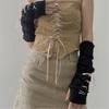2pack Adjustable Lolitas Fashion Arm Sleeves Stylish Knitted Arm Sleeves Schoolgirl Cosplay Accessories