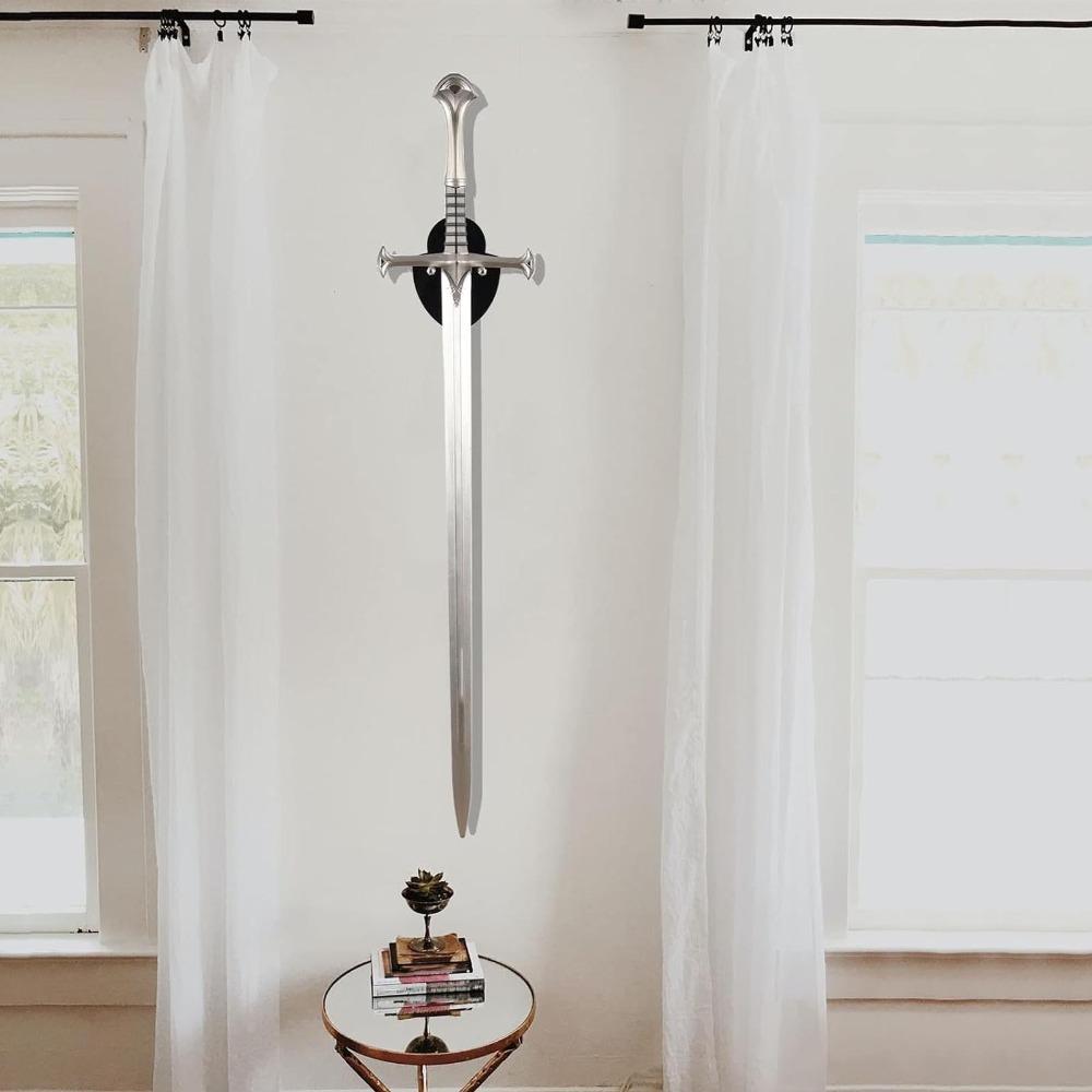 2Pcs 12*16cm Acrylic Display Sword Rack Acrylic Sword Decoration Holder For Garages